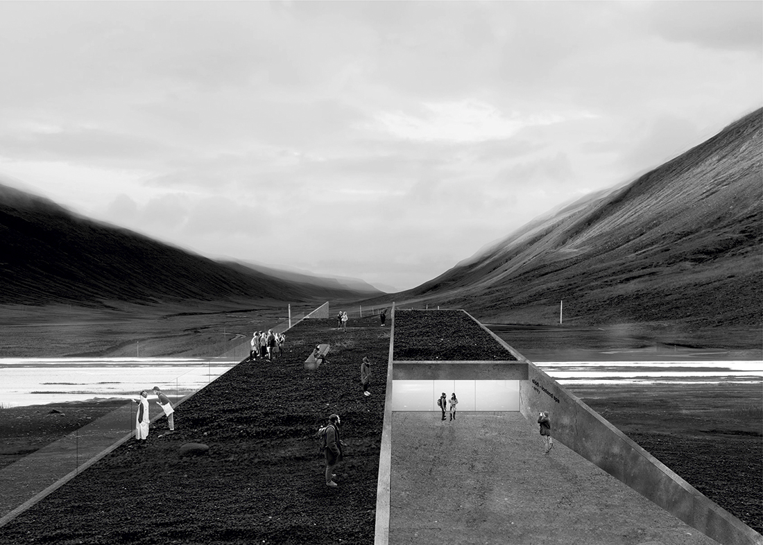 Nagroda: arch. PAWEŁ DANIELAK, Tytuł pracy: sloð – ośrodek spa na Islandii