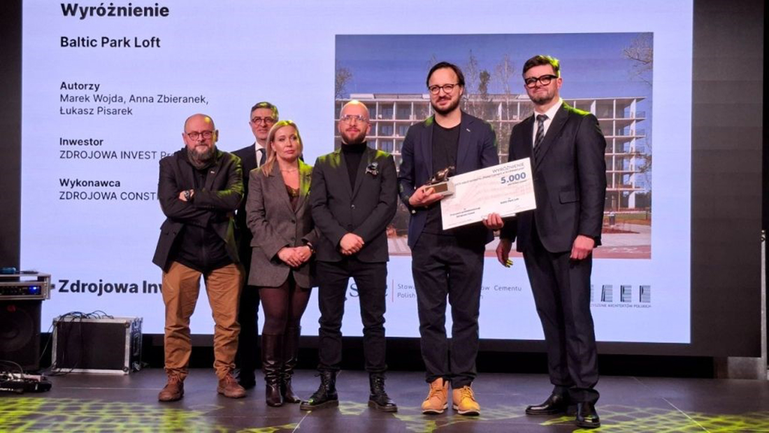 Wyróżnienie za Baltic Park Loft w Świnoujściu otrzymała pracownia Zdrojowa Invest